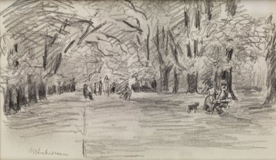 Dans le parc - Max Liebermann